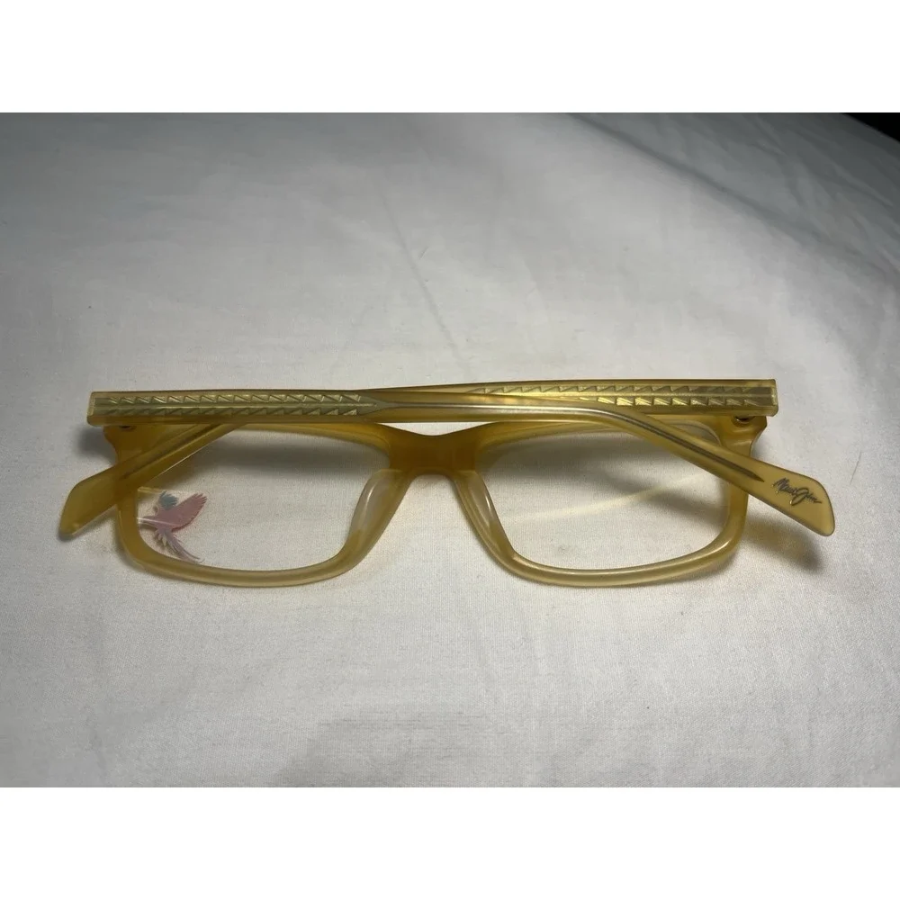 Maui Jim Eyeglasses Frames MJO2205-79AR‎ Clear Matte Gold 52-17-140